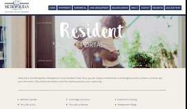 
							         Resident Access | Metropolitan Management Group								  
							    