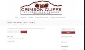 
							         Resident Handbook - Crimson Cliffs Student Residences								  
							    