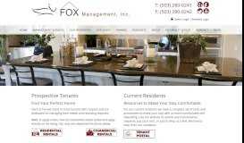 
							         Resident Info - Fox Management, Inc.								  
							    