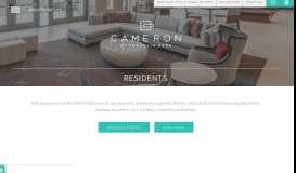 
							         Resident information and online portal for Cameron at Franklin Park								  
							    