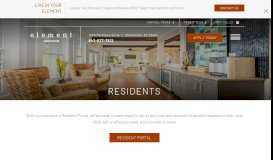 
							         Resident information and online portal for Element Carolina Bay								  
							    