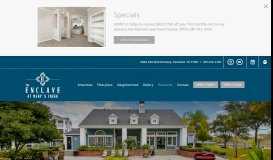 
							         Resident information and online portal for Enclave at Mary's Creek								  
							    