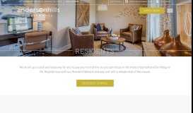 
							         Resident Information and Portal | Anderson Hills - Raleigh								  
							    