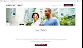 
							         Resident Information and Portal | Burgundy Court								  
							    