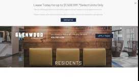 
							         Resident Information and Portal | Glenwood								  
							    