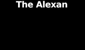 
							         Resident Information and Portal | THE Alexan								  
							    