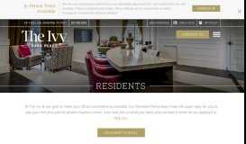 
							         Resident Information and Portal | The Ivy								  
							    