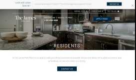 
							         Resident Information and Portal | The James								  
							    