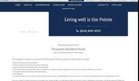 
							         Resident Portal - Abberly Pointe Apartment Homes								  
							    