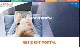 
							         Resident Portal | Artemis Lifestyles								  
							    