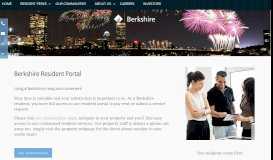 
							         Resident Portal | Berkshire - Berkshire Communities								  
							    