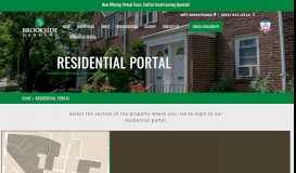
							         Resident Portal - Brookside Gardens								  
							    