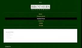 
							         Resident Portal - Brothers Management								  
							    