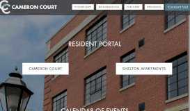 
							         Resident Portal — Cameron Court								  
							    