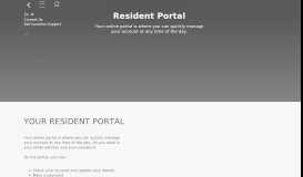 
							         Resident Portal - Chapter Service App								  
							    