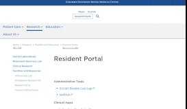 
							         Resident Portal | Columbia Orthopedics								  
							    