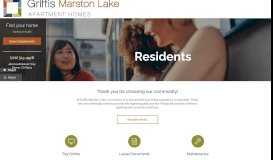 
							         Resident Portal – Griffis Marston Lake | Griffis Residential								  
							    
