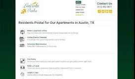 
							         Resident Portal - Lincoln Oaks Apartments								  
							    