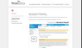 
							         Resident Portal - ManageAmerica								  
							    