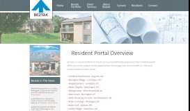 
							         Resident Portal Overview | Beztak Properties								  
							    
