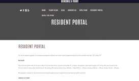 
							         Resident Portal - Presidio Apartments								  
							    