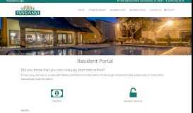 
							         Resident Portal - Resident Login for Tuscany Park Apartments								  
							    