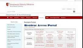 
							         Resident Portal | Stony Brook University School of Medicine								  
							    