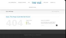 
							         Resident Portal – The VUE								  
							    