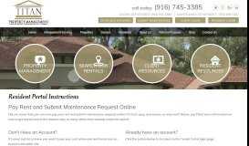 
							         Resident Portal - Titan Property Management								  
							    