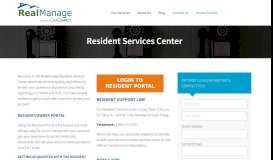 
							         Resident Services for HOA & Condo Association Management								  
							    