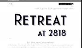 
							         Resident Services Portal for The Retreat at 2818 in Bryan, TX								  
							    