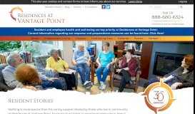 
							         Resident Stories | Vantage Point Rsidences- Columbia, MD								  
							    