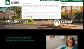 
							         Resident Support - Leland Management								  
							    