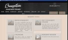 
							         Resident Tools - Brownstone Apartment Homes								  
							    