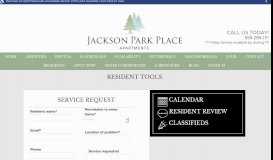 
							         Resident Tools - Jackson Park Place								  
							    