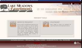 
							         Resident Tools - Lake Meadows Apartments								  
							    