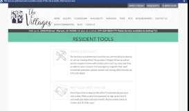 
							         Resident Tools - The Villages								  
							    