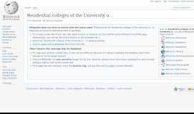 
							         Residential colleges of the University of Queensland - Wikipedia								  
							    