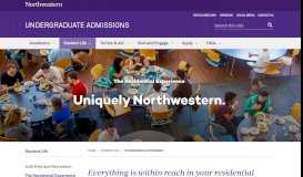 
							         Residential Experience: Undergraduate Admissions - Northwestern ...								  
							    