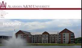 
							         Residential Life and Housing - Alabama A&M University								  
							    