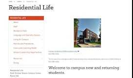 
							         Residential Life - Macalester College								  
							    