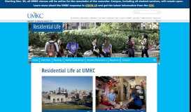 
							         Residential Life - University of Missouri - Kansas City								  
							    