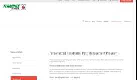 
							         Residential Pest Management | Groupe Cameron, Terminix								  
							    