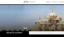 
							         Residential Properties in Noida by Godrej Properties.								  
							    