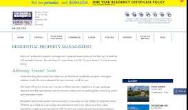 
							         Residential Property Management : Coldwell Banker Bermuda Realty								  
							    