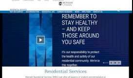 
							         Residential Services - Monash University								  
							    