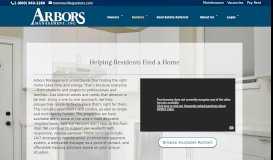 
							         Residents - Arbors Management Inc								  
							    