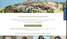 
							         Residents Association - Viridian DFW								  
							    
