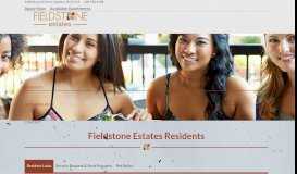 
							         Residents - Fieldstone Estates Apartments								  
							    