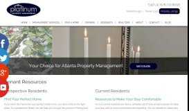 
							         Residents | Platinum Property Management								  
							    